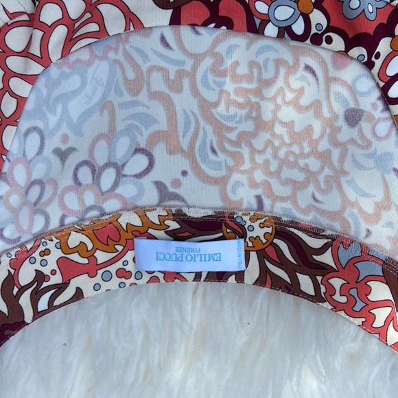 Amazing Vintage Emilio Pucci Brown Longsleeve Mini Dress Size XS - Picture 4 of 4